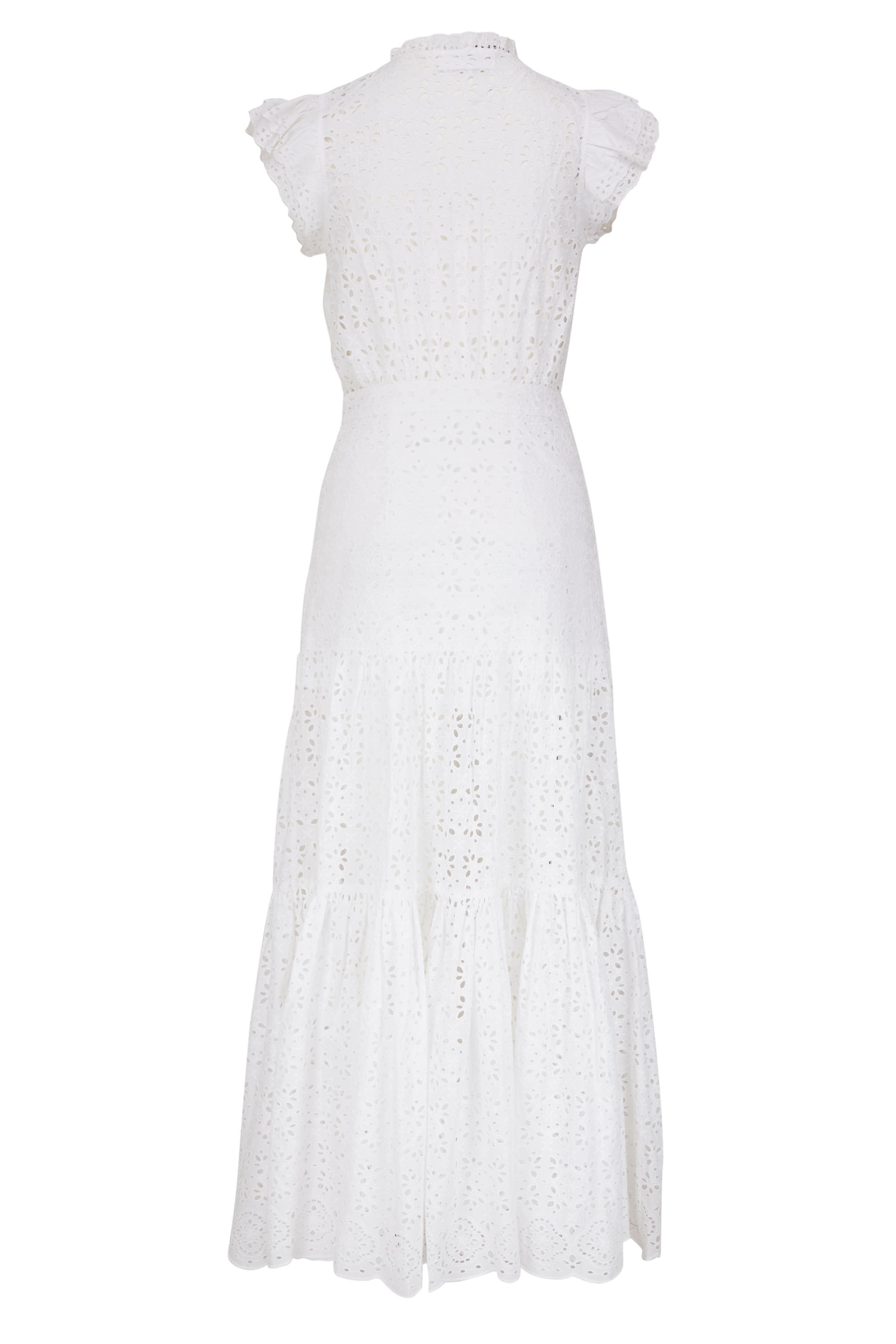 Veronica Beard - Satori White Eyelet Maxi Dress | Mitchell Stores