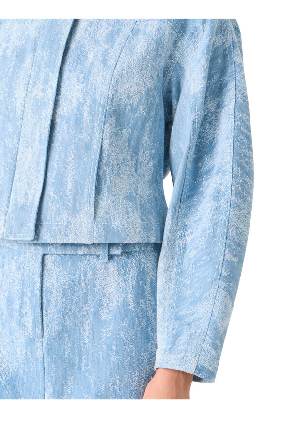 Akris Punto Sky Blue Denim Jacket - view 5