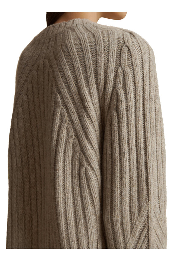 Khaite - Calvin Sepia Cashmere Sweater 