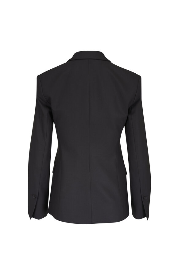 TWP Jasper Chocolate Stretch Wool Blazer - view 2