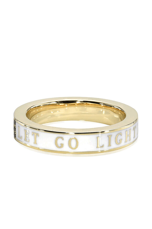 Dru Let Go & Hold On Enamel Band - view 3