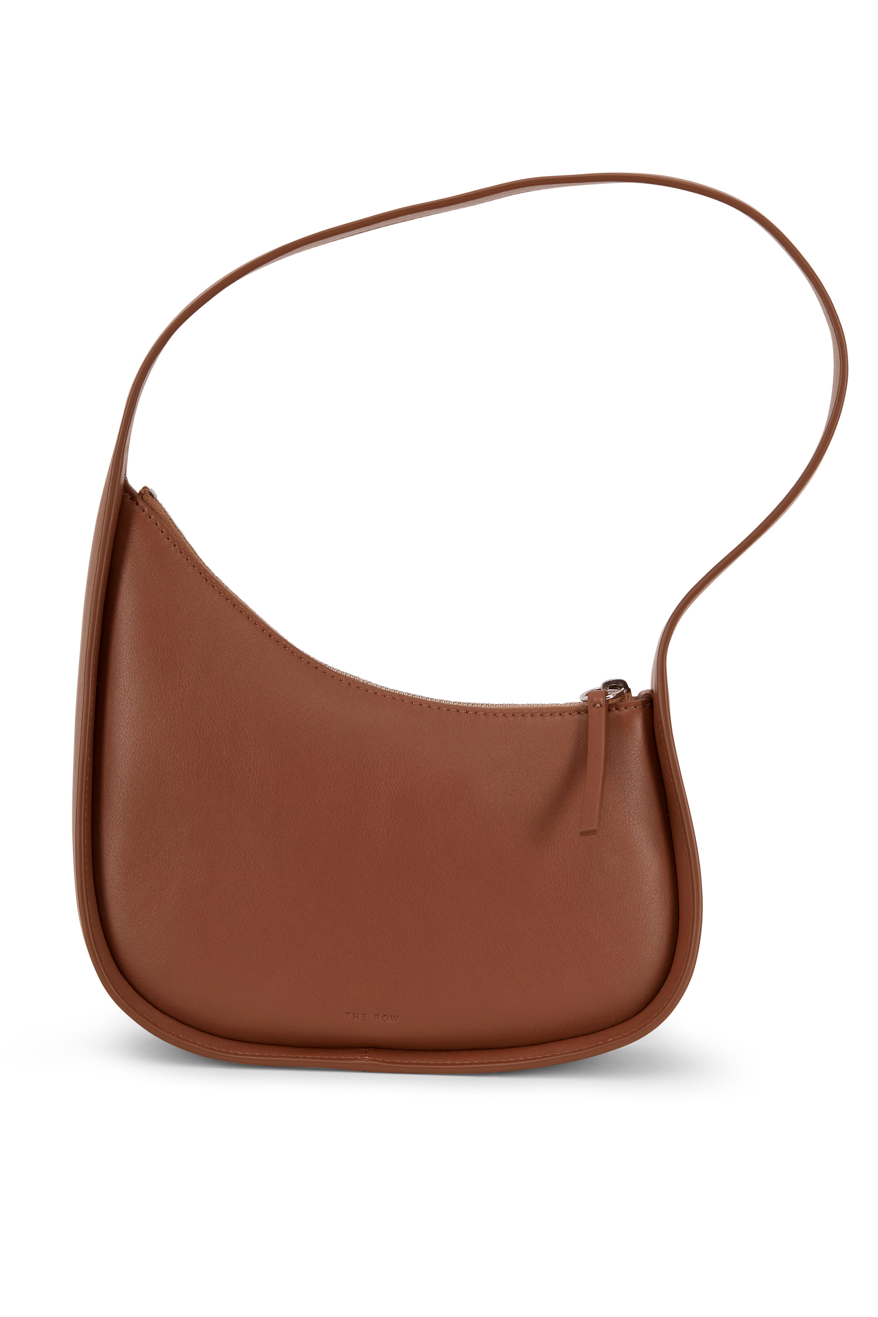 Printed PU Leather Sling Bag - Chestnut / One Size