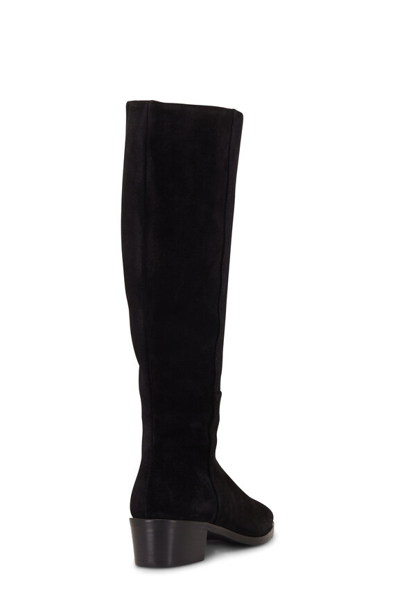 Aquatalia - Remo Black Suede Tall Boot