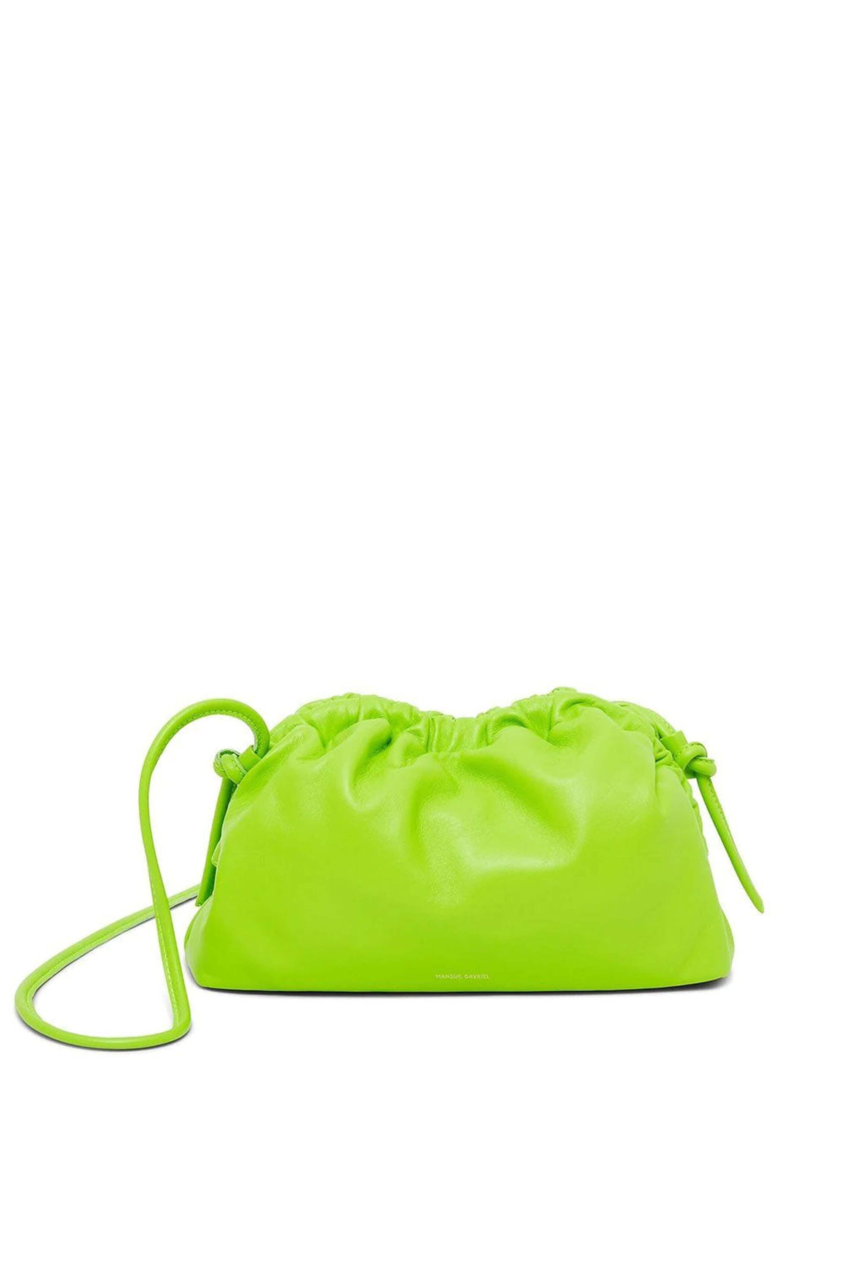 Mansur Gavriel - Mini Cloud Clutch in Lime