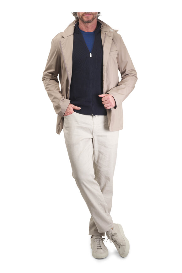 Herno Taupe Waterproof Jacket - view 2
