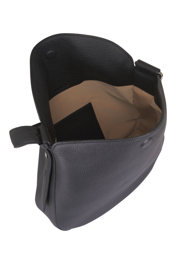 Akris Medium Anna Black Leather Hobo Bag - view 4