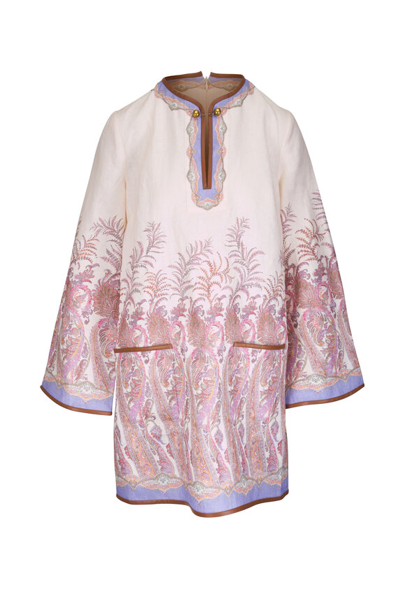 Zimmermann Alchemy Cream Paisley Tunic Dress
