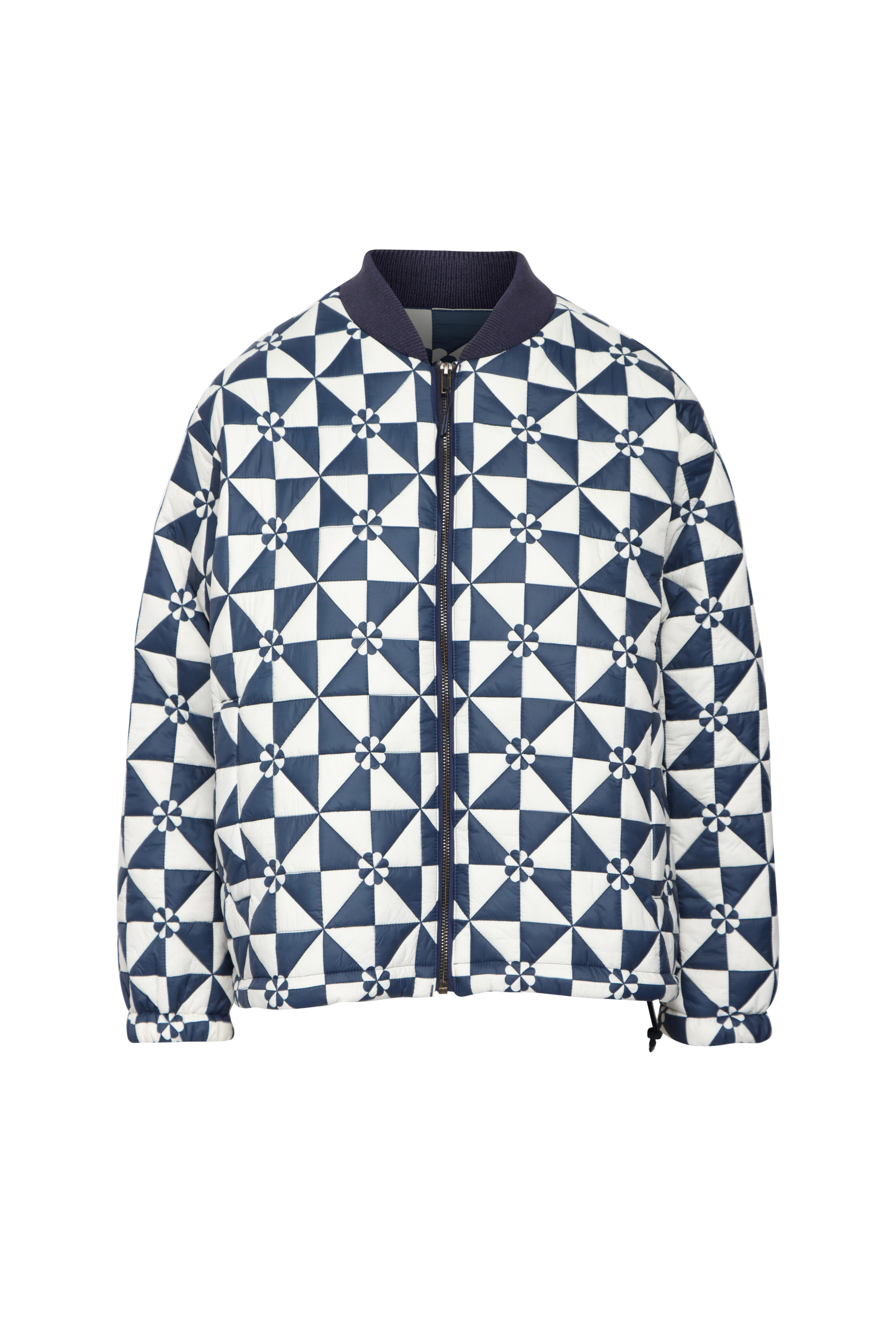 The Great - Alps Vintage Navy Puffer Jacket