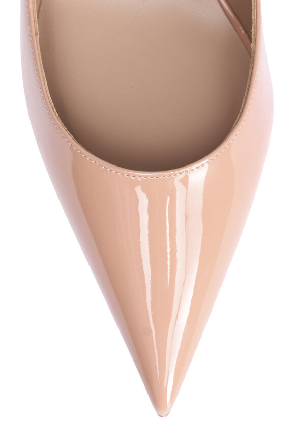 Christian Louboutin Miss Z Blush Patent Leather Slingback, 60mm - view 4