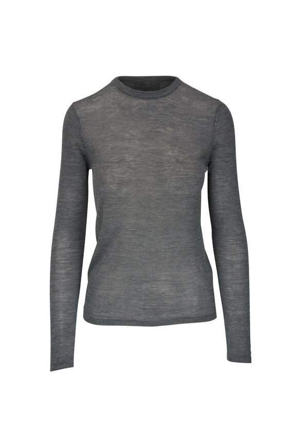Nili Lotan - Candice Dark Gray Mélange Sweater