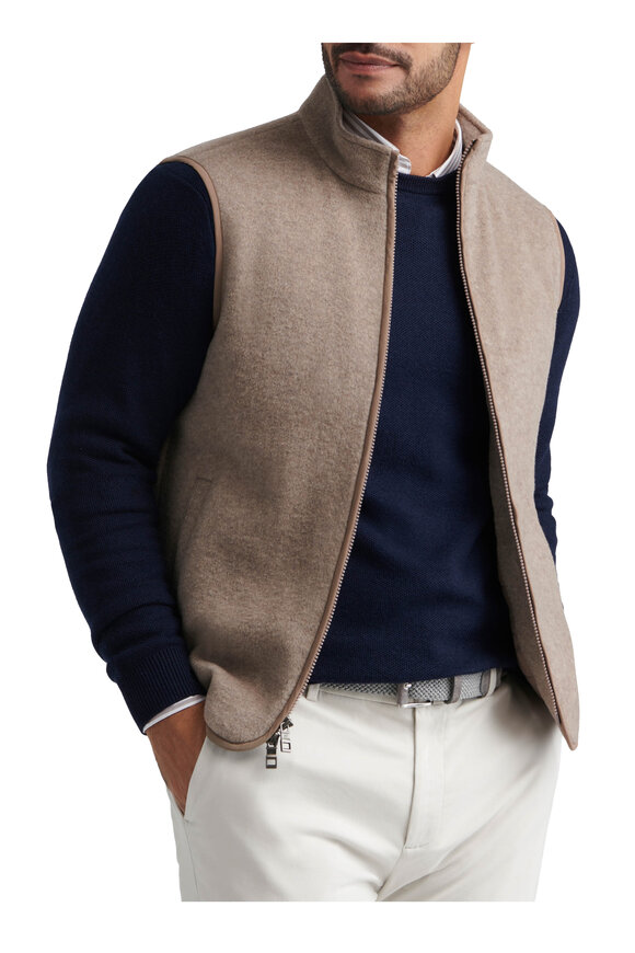 Peter Millar Crown Flex Grain Merino Wool Vest - view 2