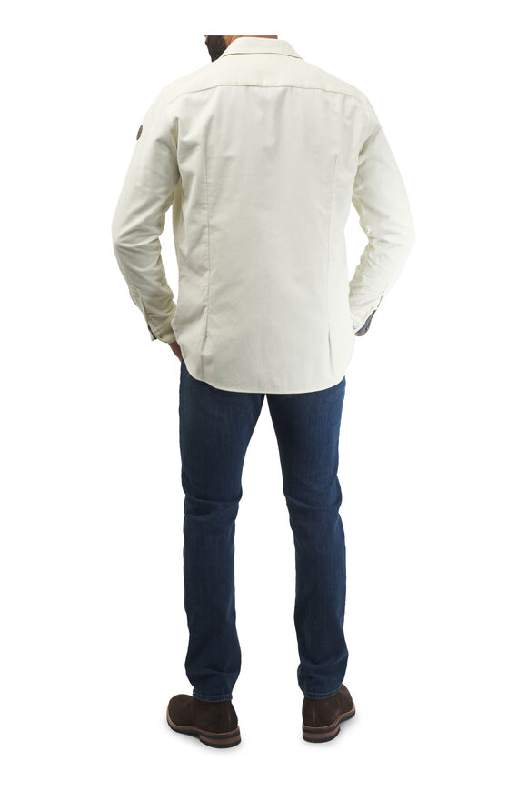 Moncler - White Corduroy Sport Shirt