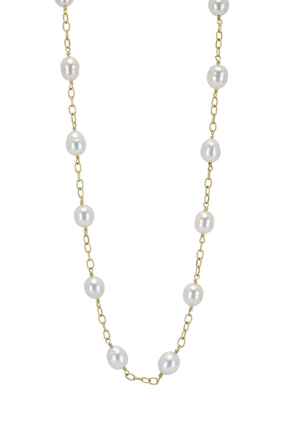 Mindy Fox South Sea Pearl Chain Necklace