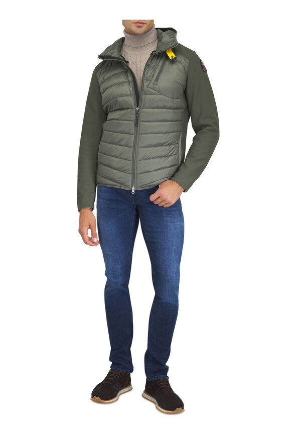 Parajumpers Nolan Rosemary Mixed Media Down Jacket - view 2
