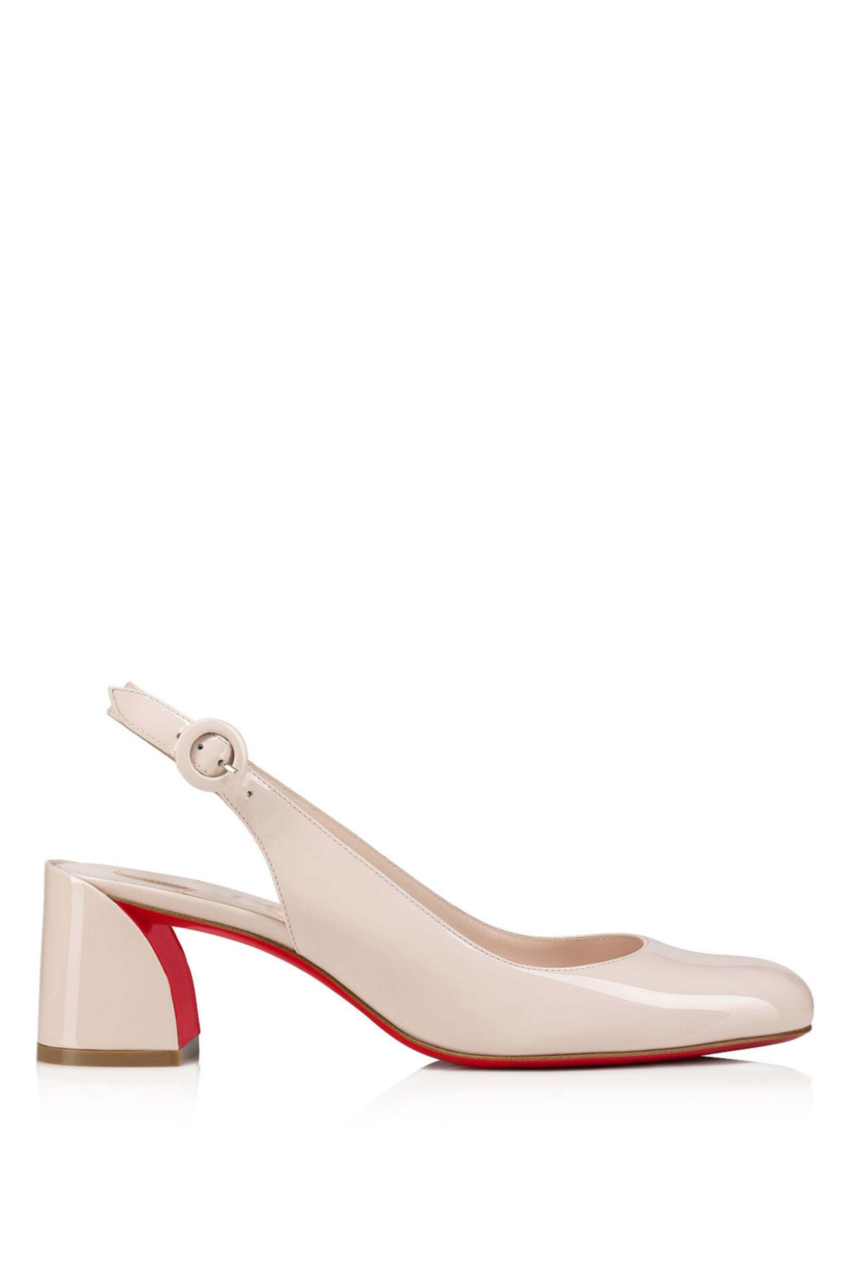 Christian Louboutin - So Jane Leche Leather Slingback Pump, 55m