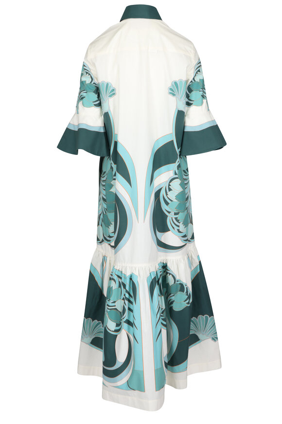 La DoubleJ Artemis Tulip Placée Dark Green Dress - view 2