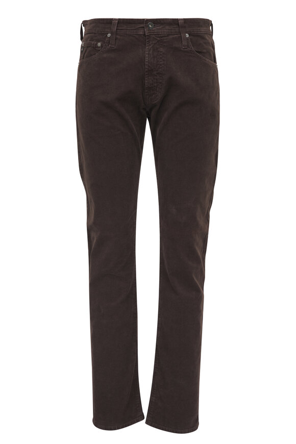 AG Tellis Chocolate Corduroy Five Pocket Pant