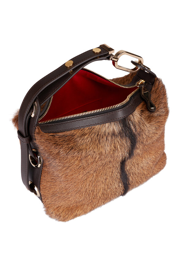 Christian Louboutin Flo Natural Pouch Top Handle Bag - view 4