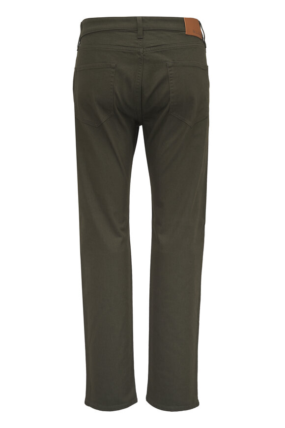 Loro Piana Quarona Green Cotton Five Pocket Pant - view 2