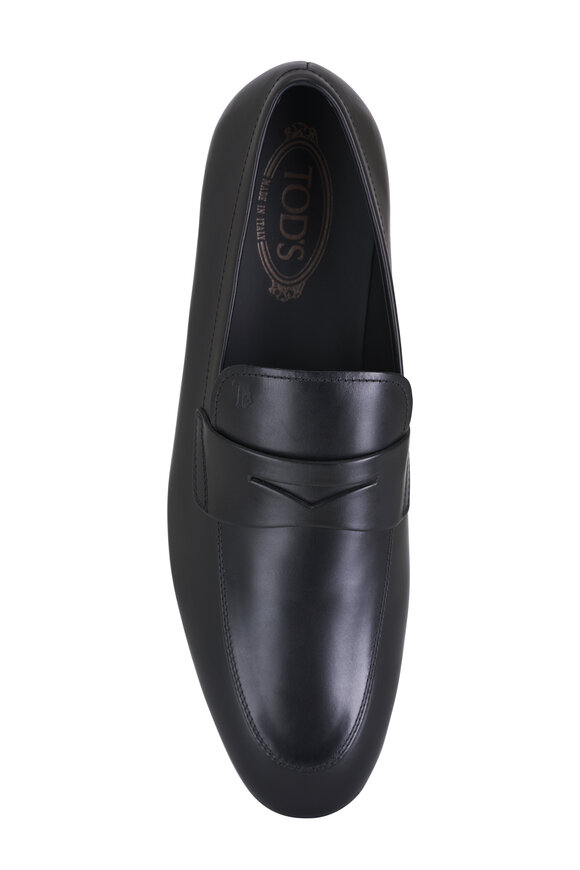 Tod's - Black Leather Penny Loafer