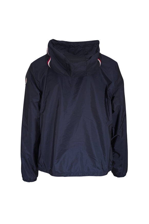 Moncler Navy Blue Full Zip Hooded Jacket - view 3