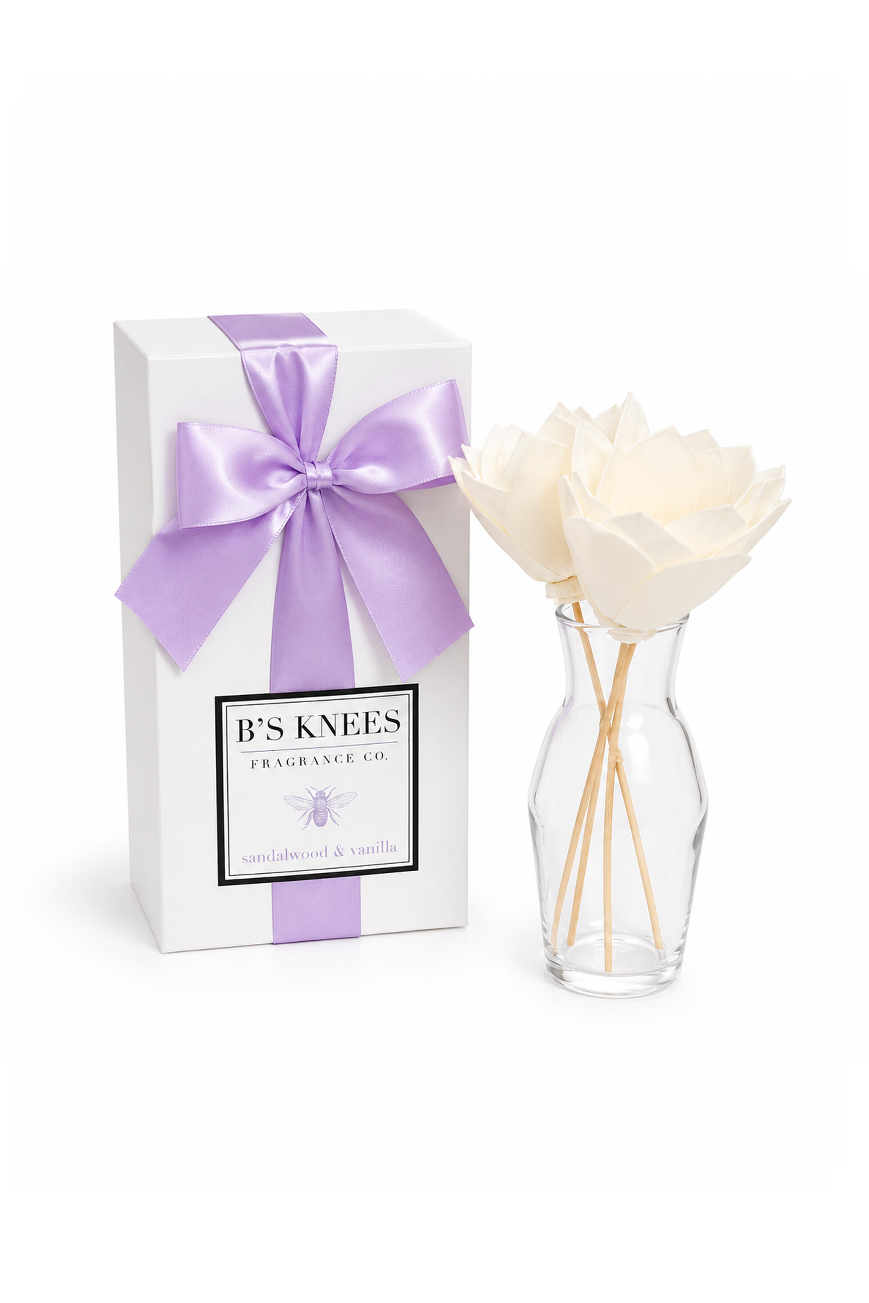 B'S Knees - Sandalwood & Violet Classic Reed Diffuser - view 1
