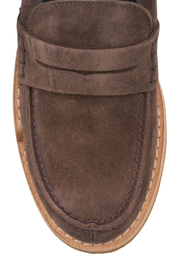 Golden Goose Jerry Dove Gray Suede Loafer - view 4