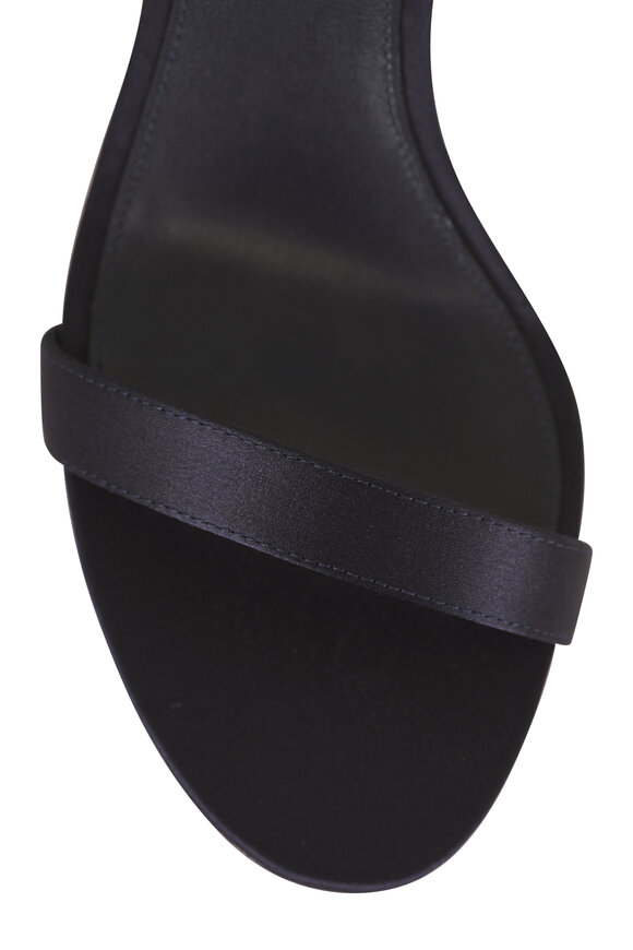 The Row Ella Kitten Navy Blue Satin Slingback, 50mm - view 4