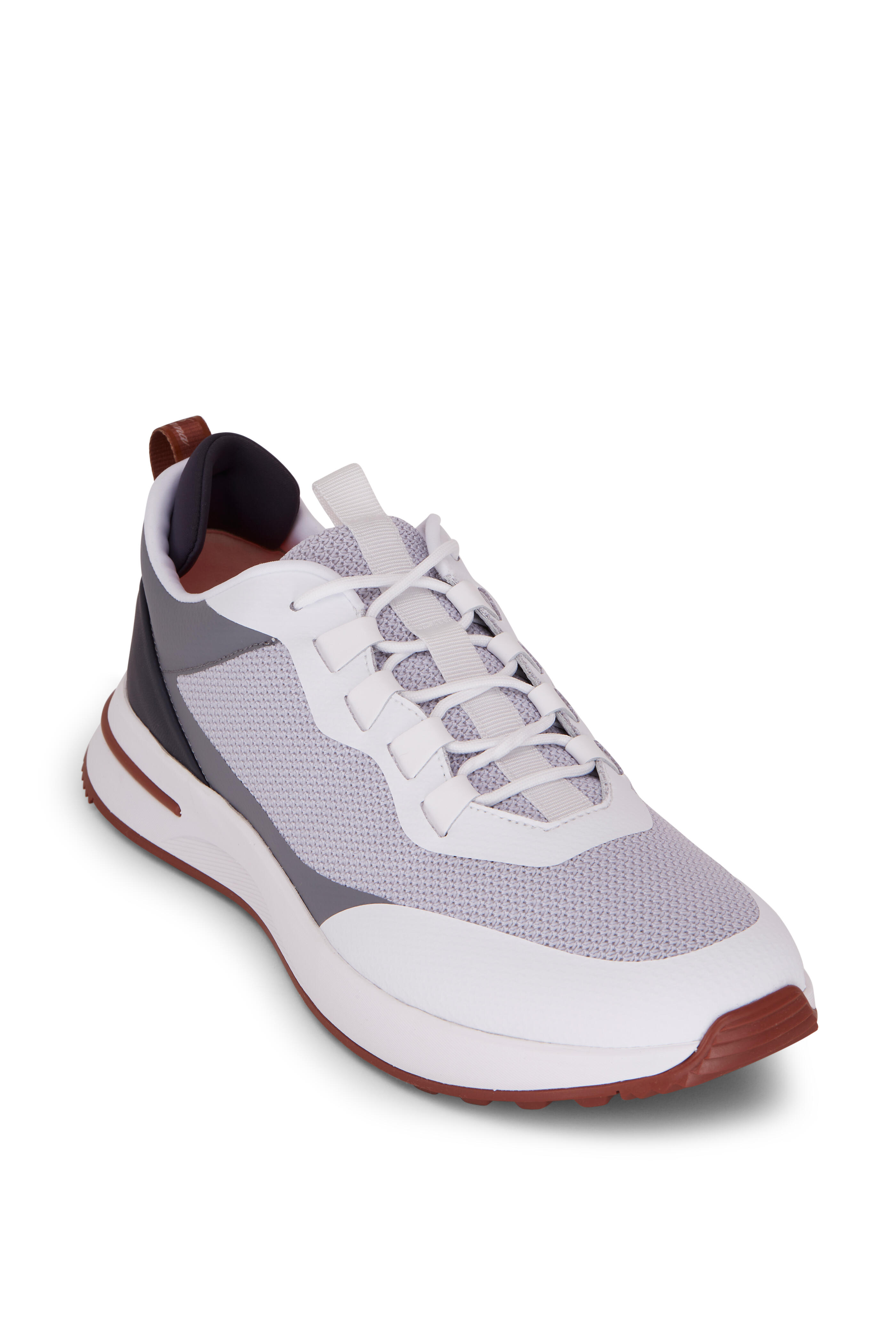 Loro Piana - Weekend Walk Frost Gray Performance Mesh Sneaker