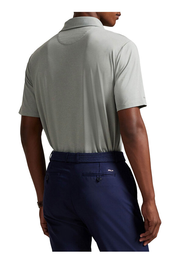 RLX Ralph Lauren Airflow Gray Jersey Polo - view 4