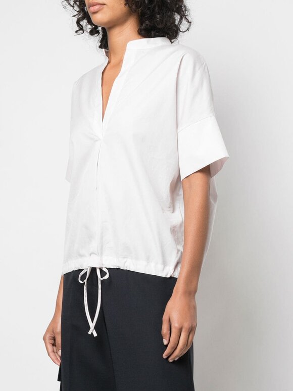 Vince - Peony Poplin Drawstring Shirt