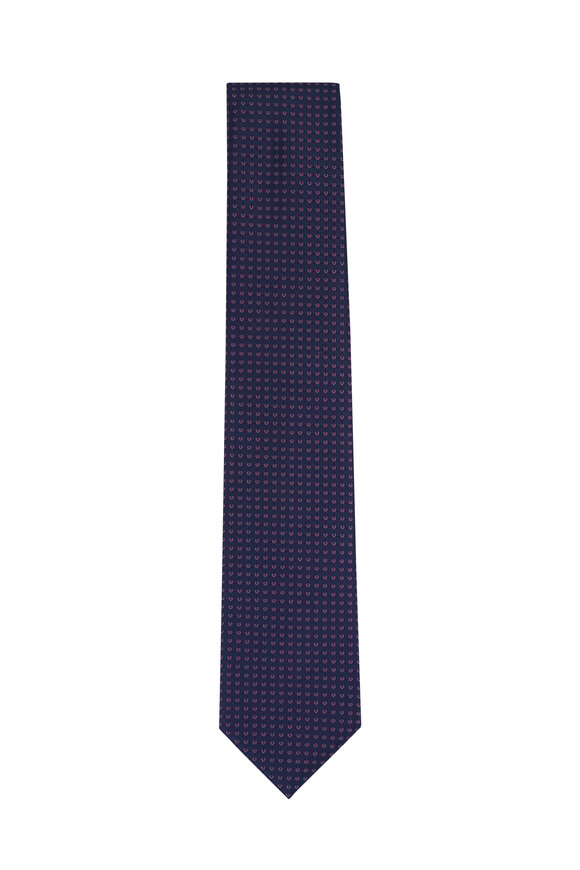 Brioni Midnight Blue Silk Necktie