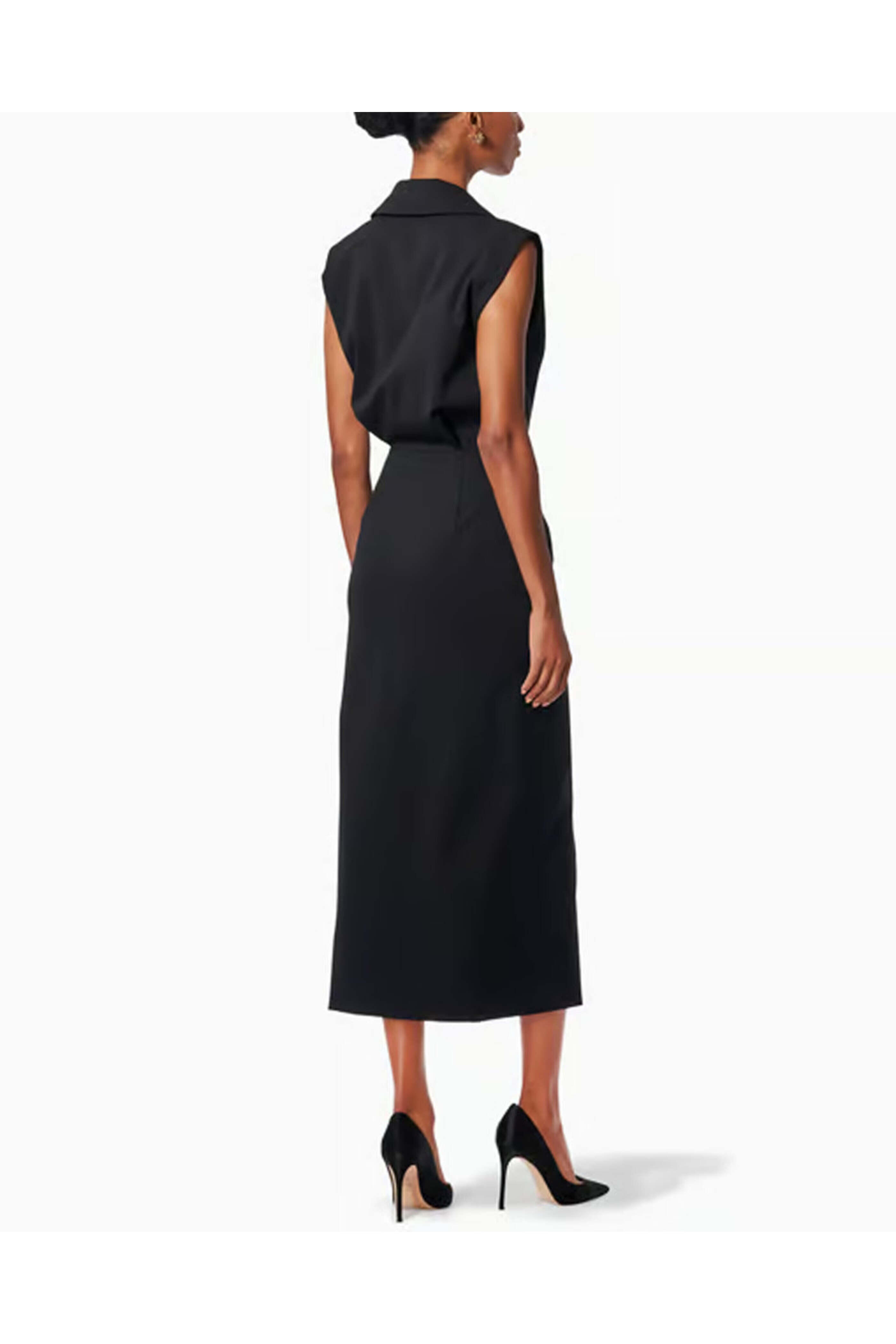 Carolina Herrera - Black Sleeveless Trench Dress