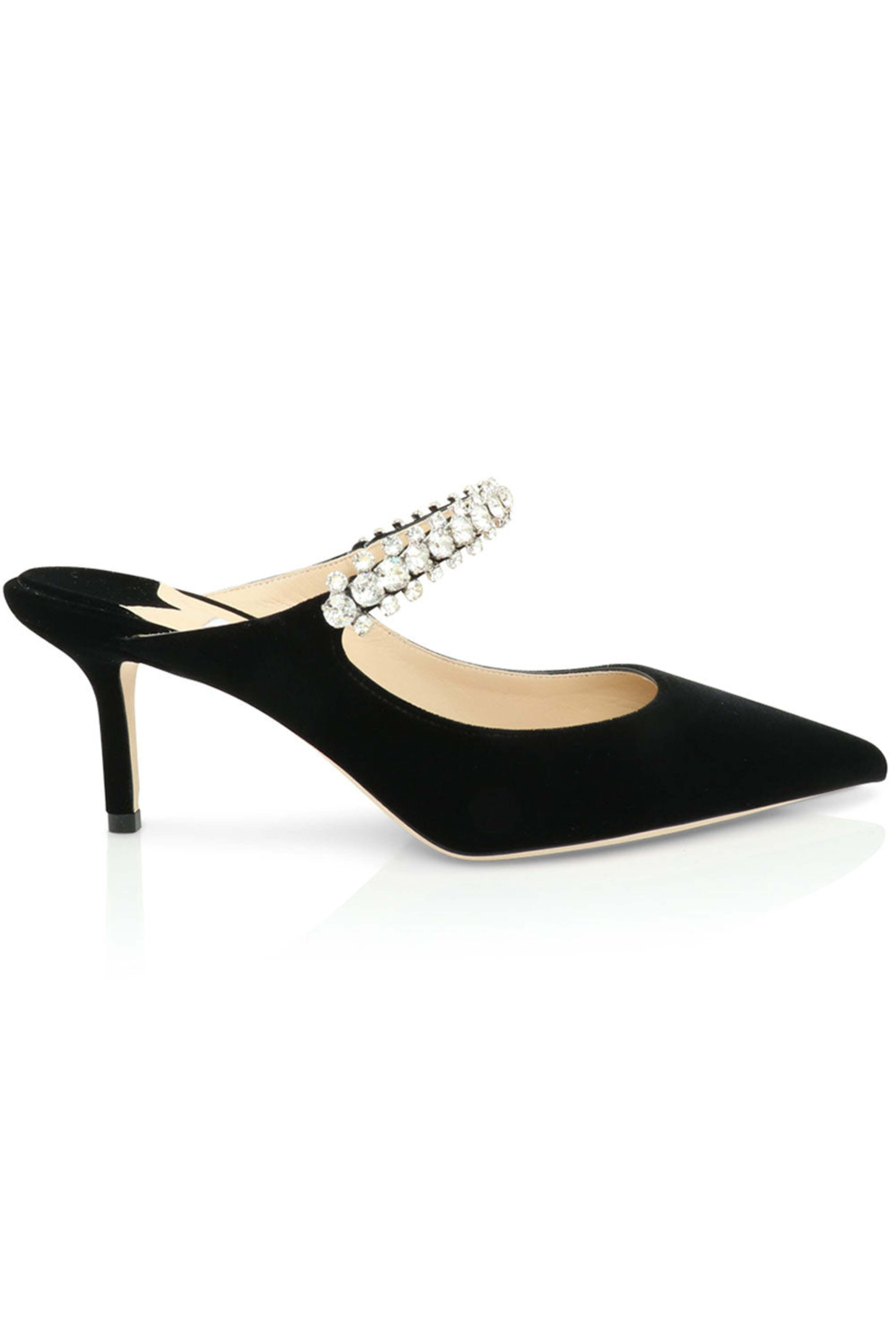 Jimmy Choo - Bing 65 Velvet Mule in Black