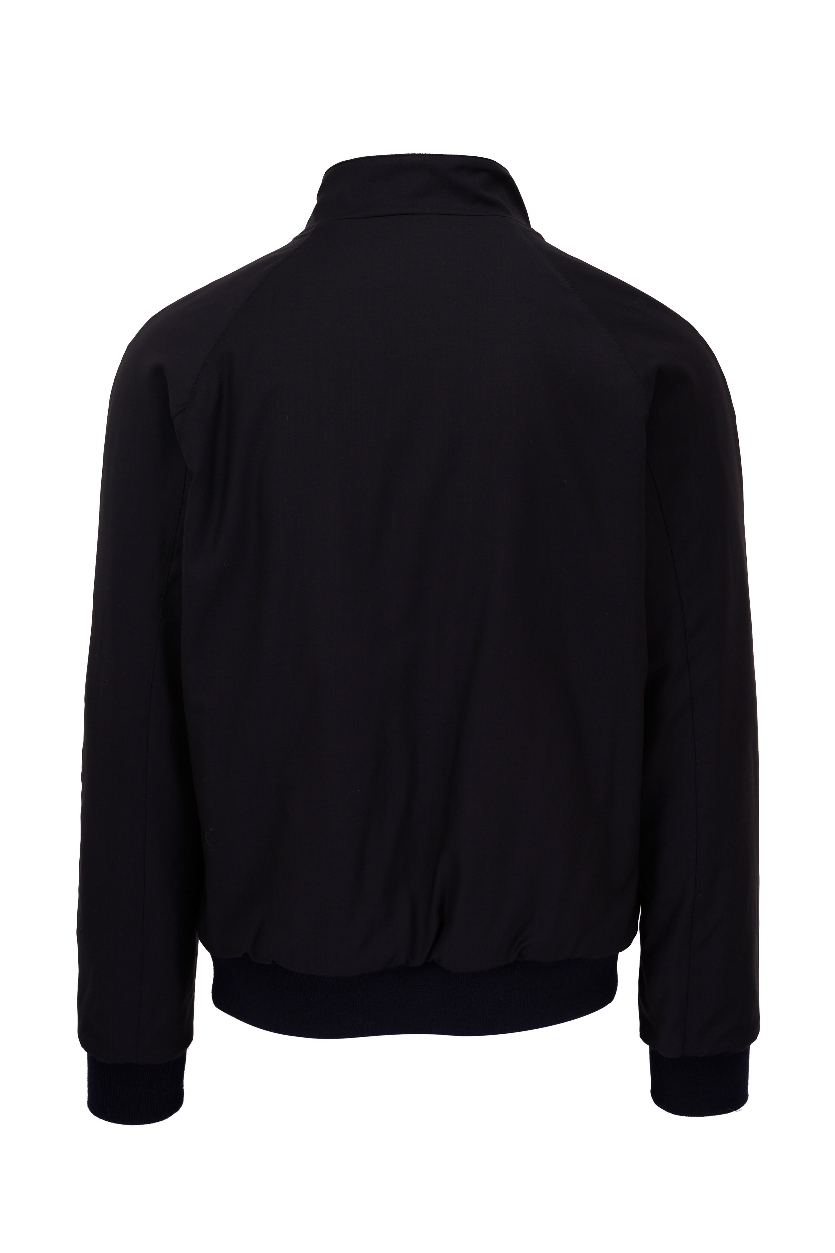 Maurizio Baldassari - Black & Navy Reversible Bomber Jacket