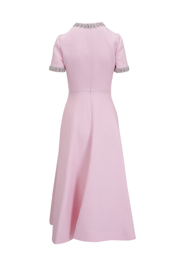 Valentino - Embellished Crepe Couture Midi Dress