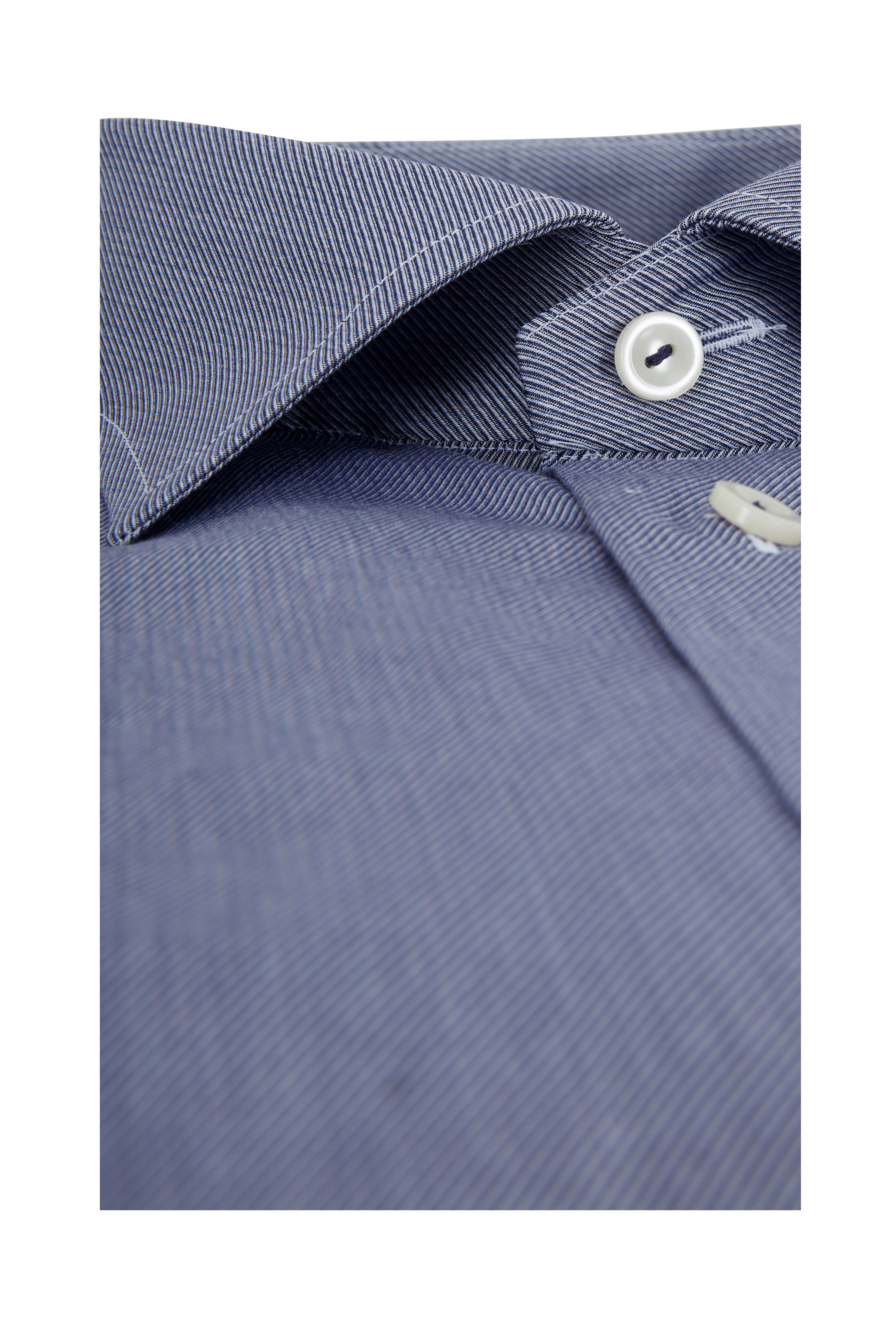 Eton - Slate Striped Slim Fit Dress Shirt