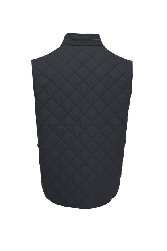 Peter Millar - Essex Quilted Black Vest