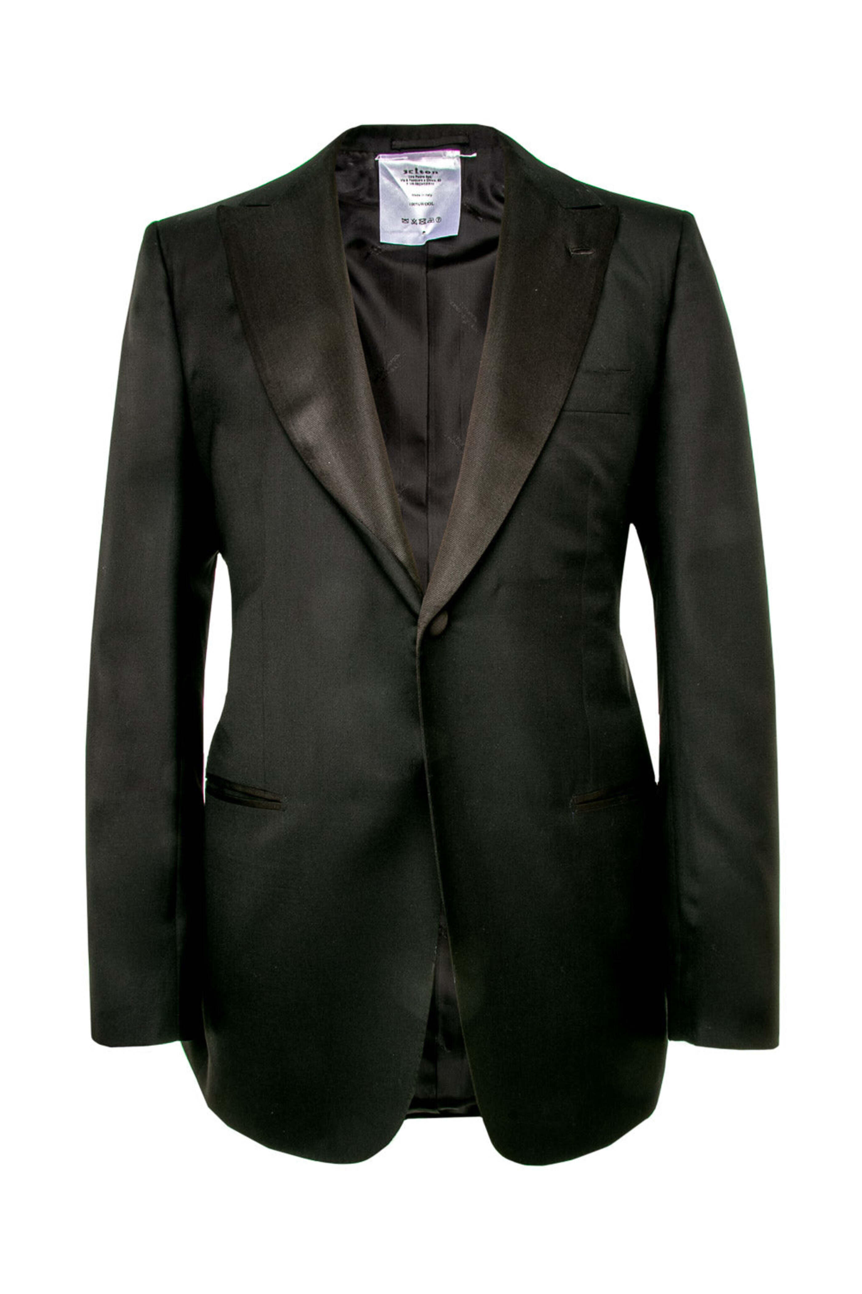 Kiton - Black Grosgrain Peak Lapel Tuxedo