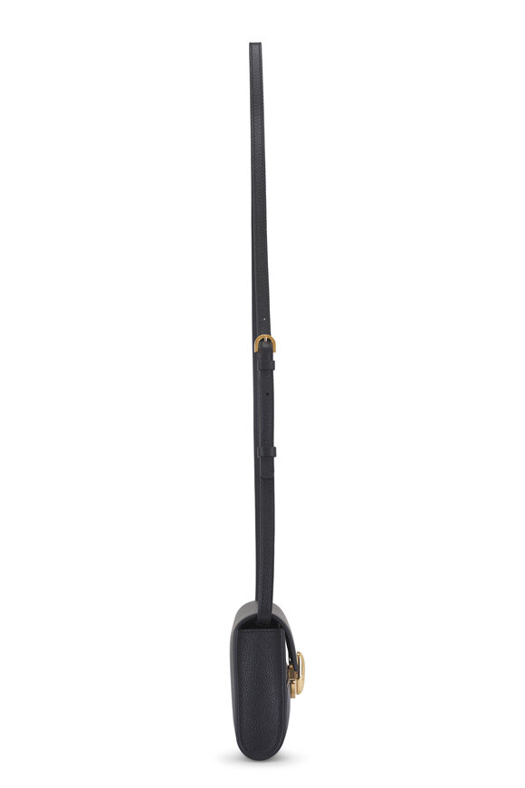 Savette Mini Symmetry Black Leather Crossbody - view 3