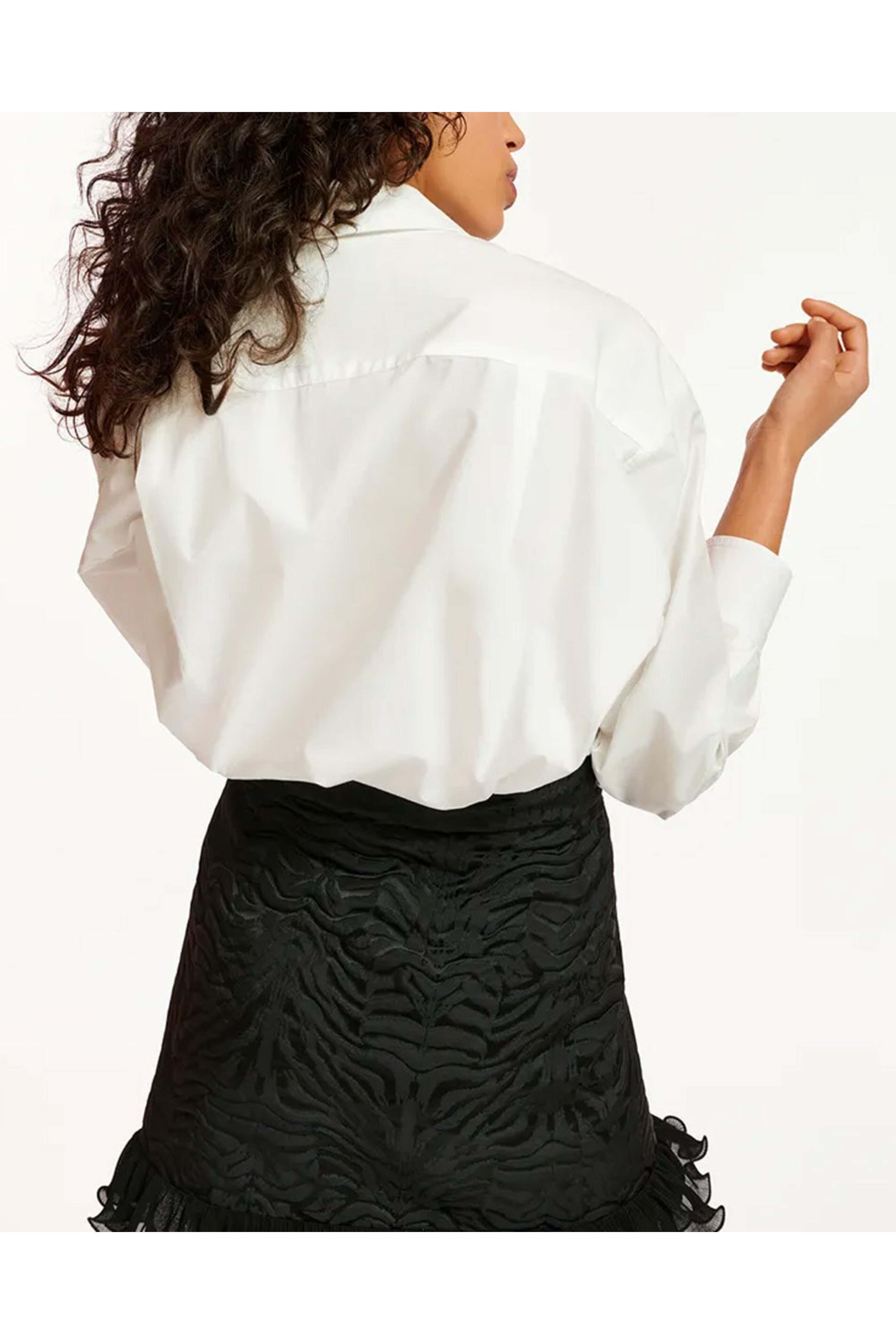 Essentiel Antwerp - Off White Efirework Mirror Shirt