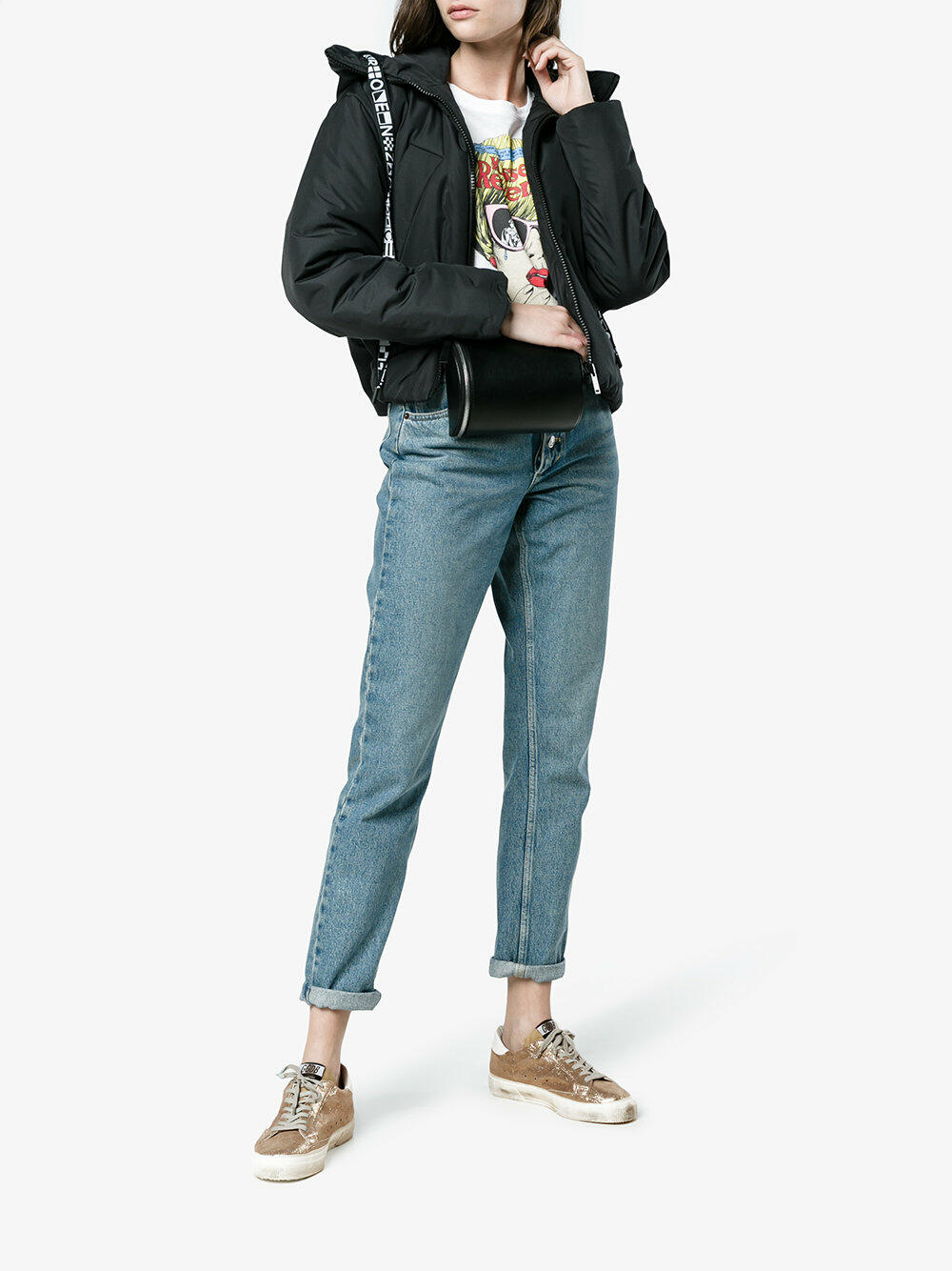 Golden Goose - Women's Superstar Gold Crackled Leather Sneaker