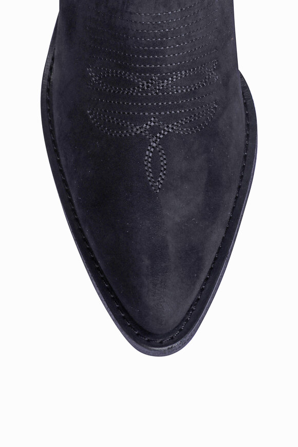 Partlow Leigh Anne Black Suede Knee High Boot - view 4