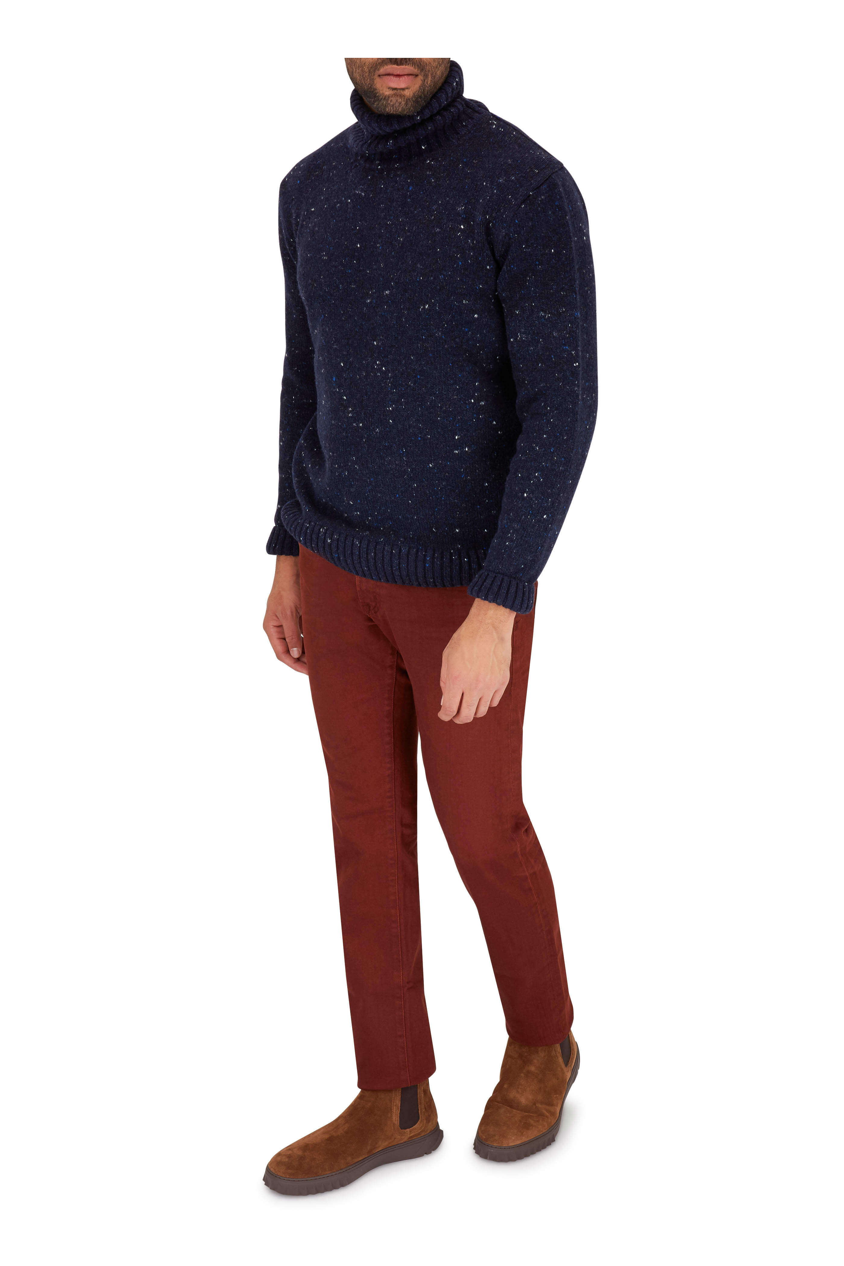 Ferragamo - Talos Brown Sugar Suede Chelsea Boot