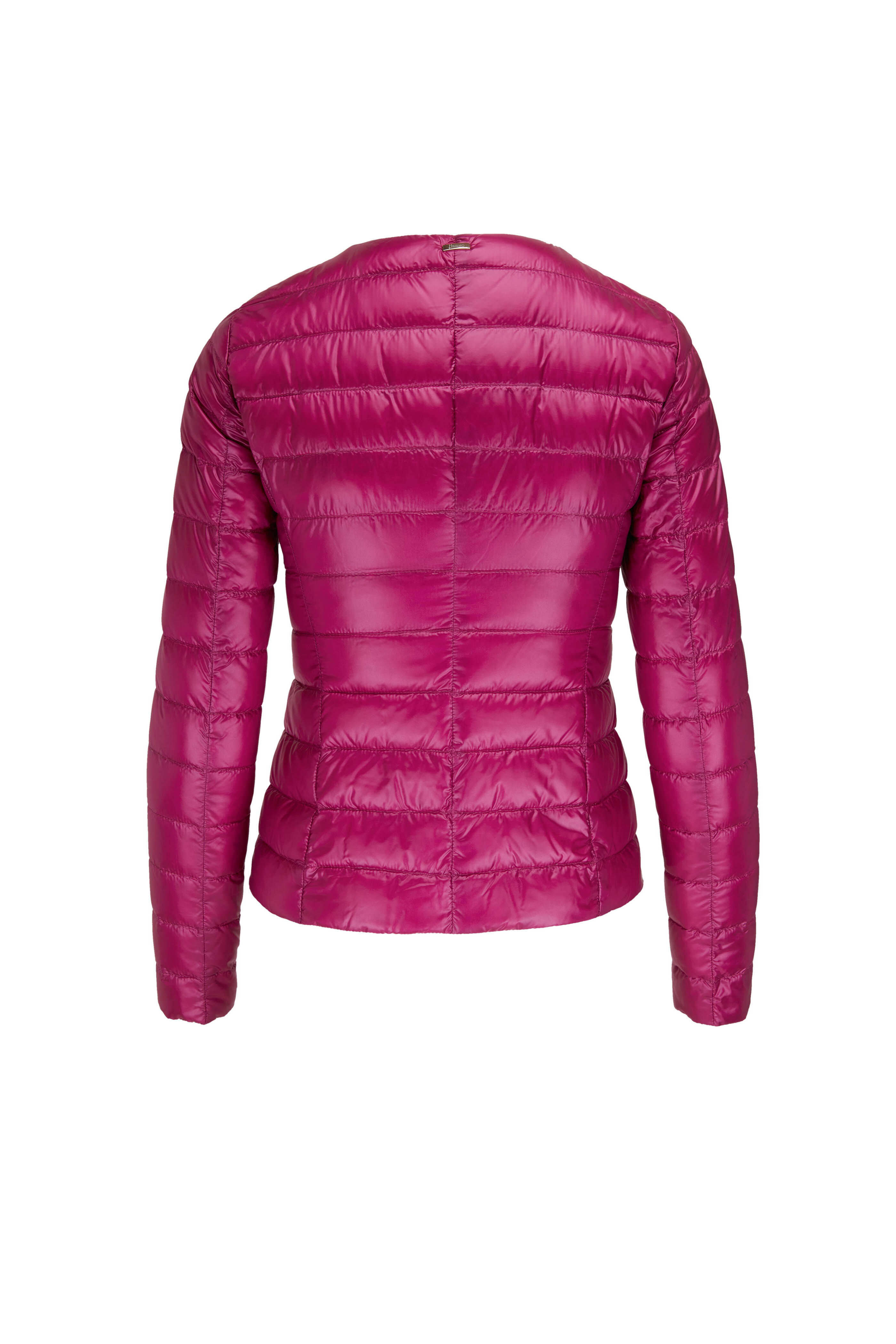 ジャケット HERNO Woman Jacket Fuchsia GI00072DL12596 4020 Herno - Fuchsia Ultralight Fitted Down Jacket | Mitchell Stores