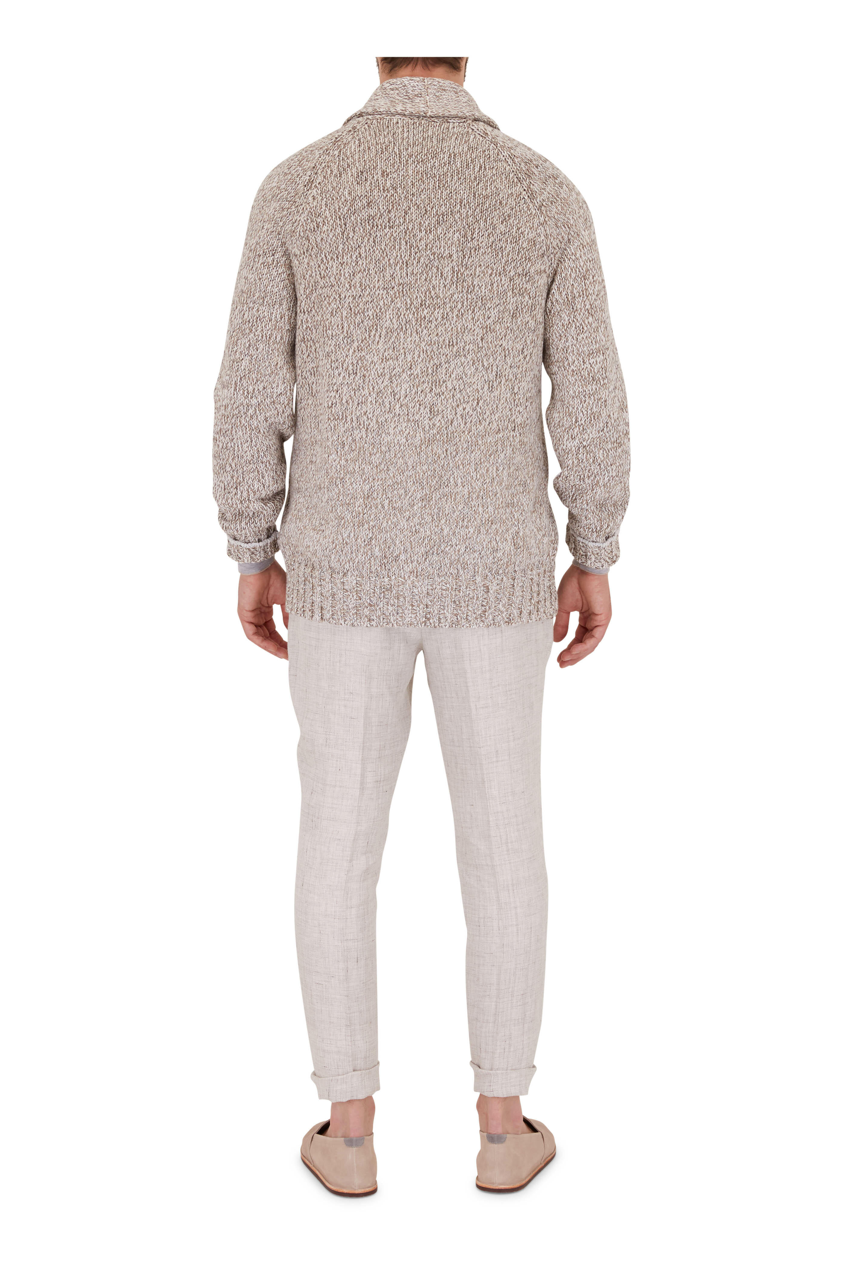 BRUNELLO CUCINELLI ホワイトカーディガン　スパンコール　麻　絹 CATEGORY ブルネロクチネリ BRUNELLO CUCINELLI | YOKOAUNTY