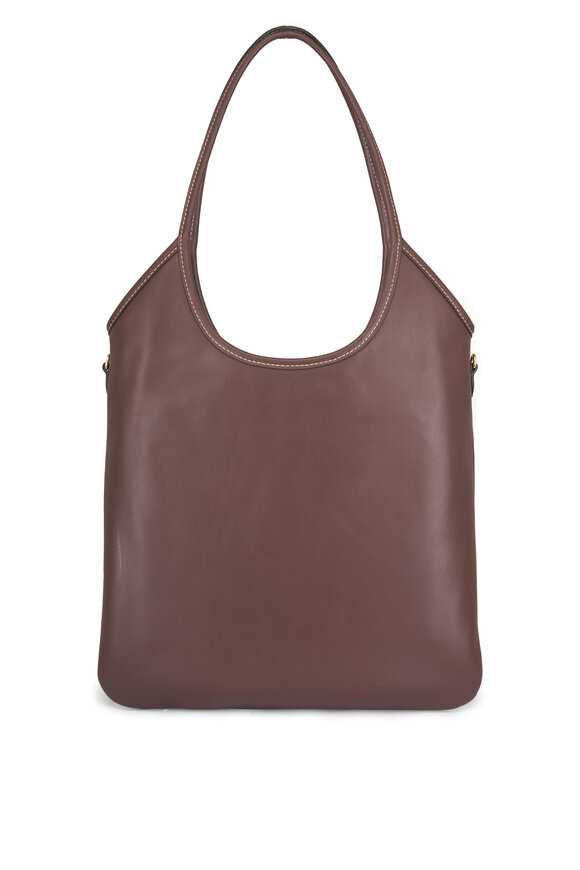 Miu Miu Large Ivy Radica Brown Leather Tote - view 4