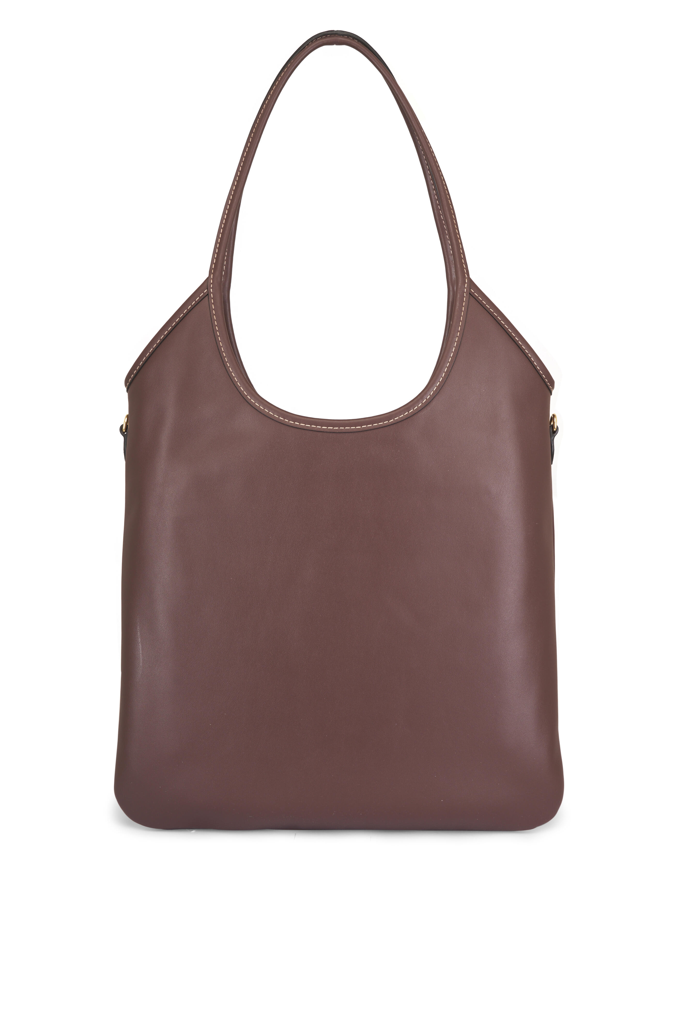 Miu Miu - Large Ivy Radica Brown Leather Tote - view 4