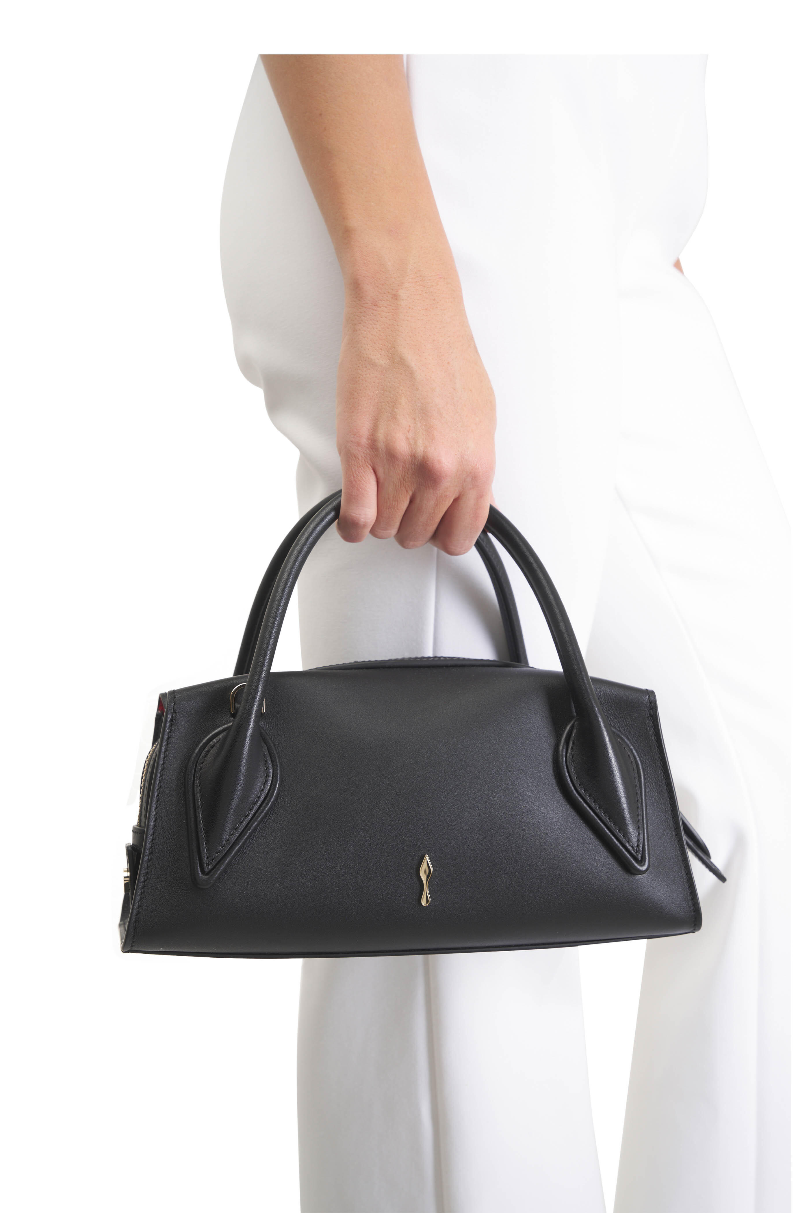 Christian Louboutin - Mini Venus Black Leather Crossbody Bag