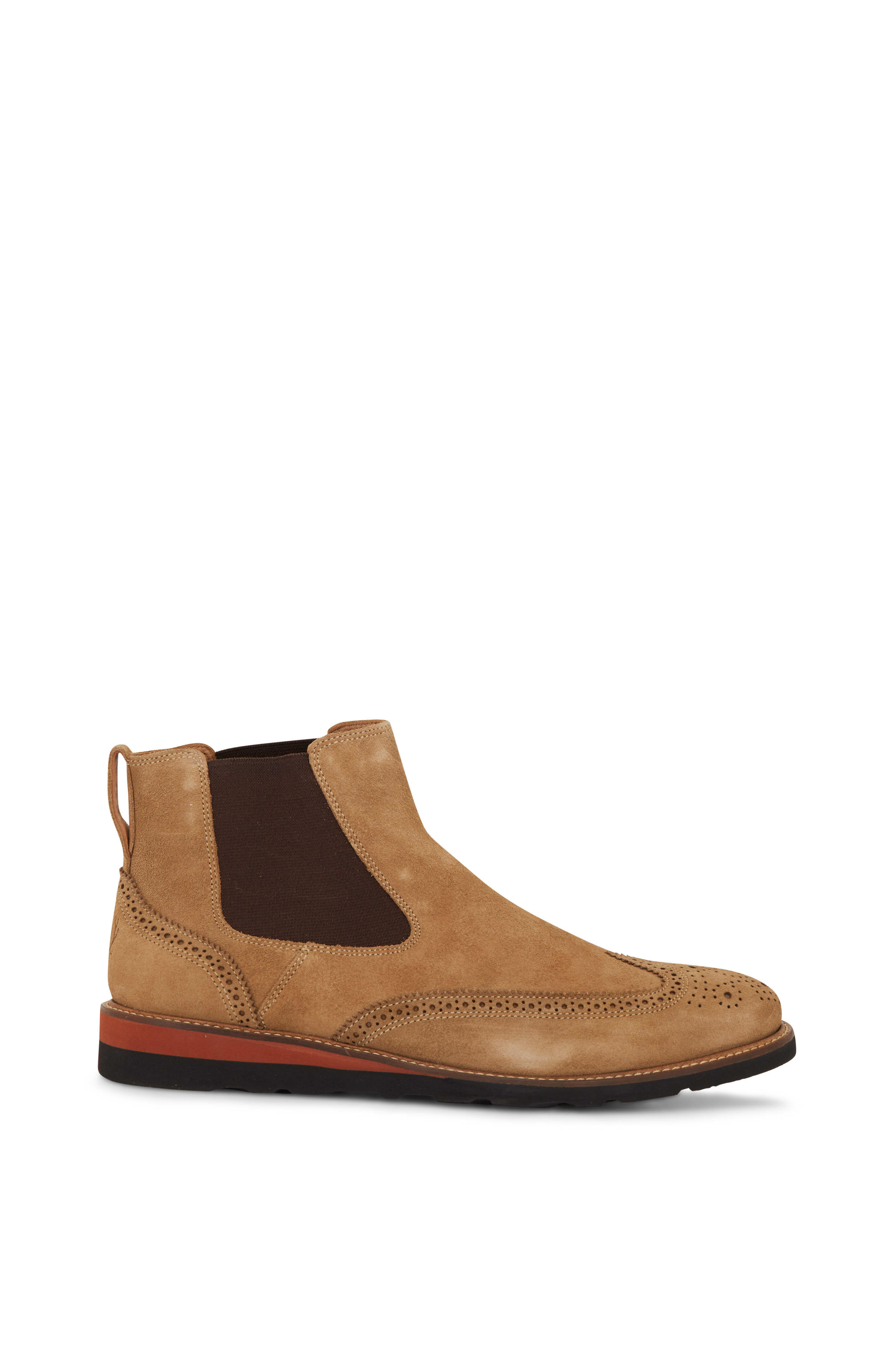 Martin Dingman - Blue Ridge Khaki Suede Chelsea Boot